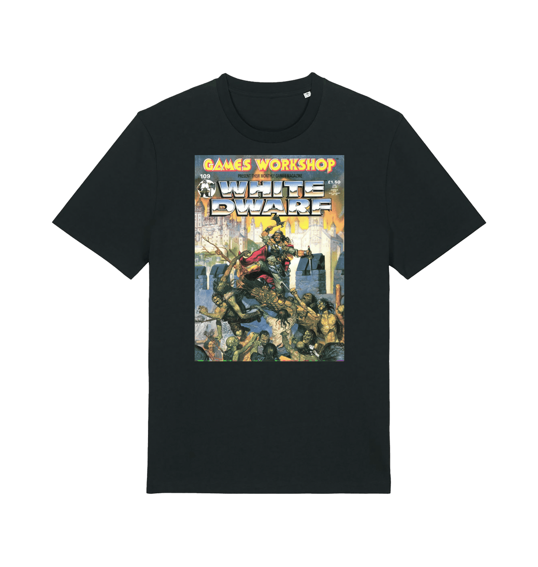 Black Printed T-shirt Front